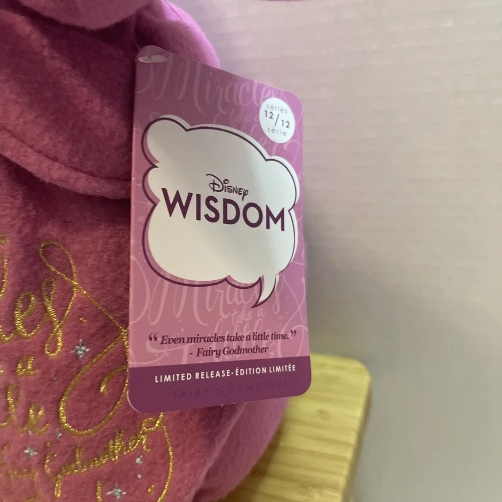 Disney Wisdom Plush Fairy Godmother Cinderella December Limited‎ Release 12 NWT